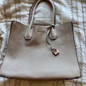 Michael Kors Taupe Leather Tote